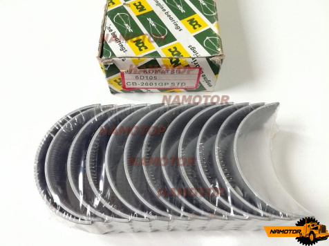 Вкладыши шатунные KOMATSU 6D105, 6D110 6136-31-3040/ 6136-31-3410